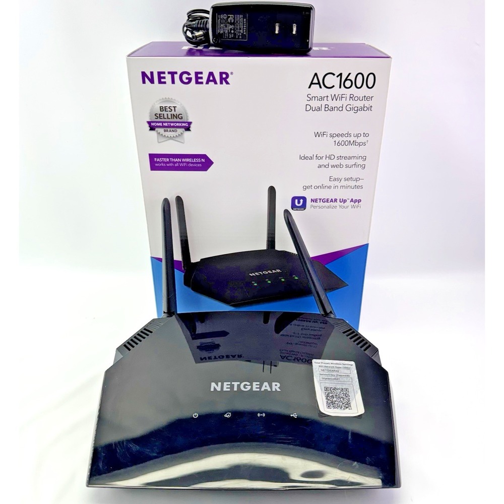 NETGEAR AC1600 Smart WiFi Router R6260 Dual Band Gigabit Wireless Router